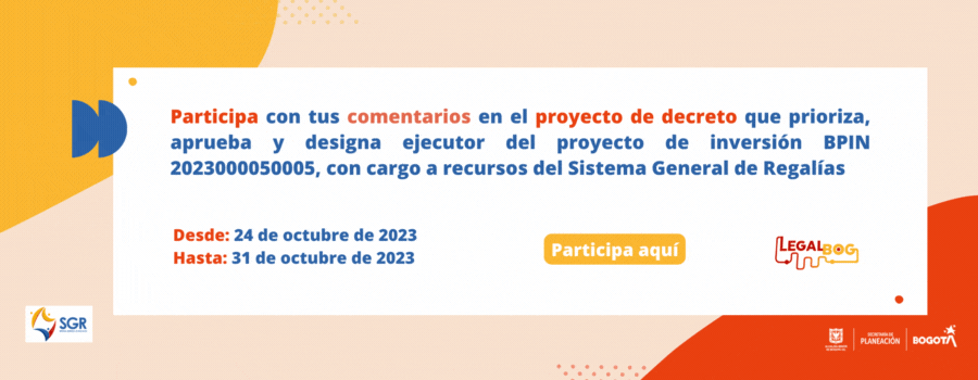 Participa con tus comentarios en el proyecto de Decreto