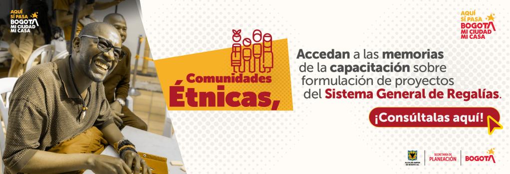 Memorias Capacitación Comunidades Étnicas Sistema General de Regalías SGR 