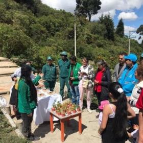 Entrega simbólica terrazas ajardinadas del Nodo Cerros Orientales