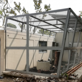 Bloque de cuarentena, mantenimiento y rehabilitación de  aves