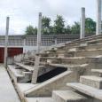 Obra inconclusa del polideportivo de Alvarado Tolima, financiada con regalías.   Foto: Contraloría General de la República.